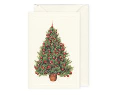 Rossi Weihnachtskarten-Box Weihnachtsbaum Rot